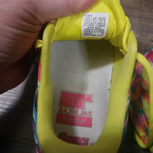 Asics Noosa Tri 13 Athletic Running Shoes Pink Sour Yuzu Women's Size 6.5 bx42 - Picture 5 of 8